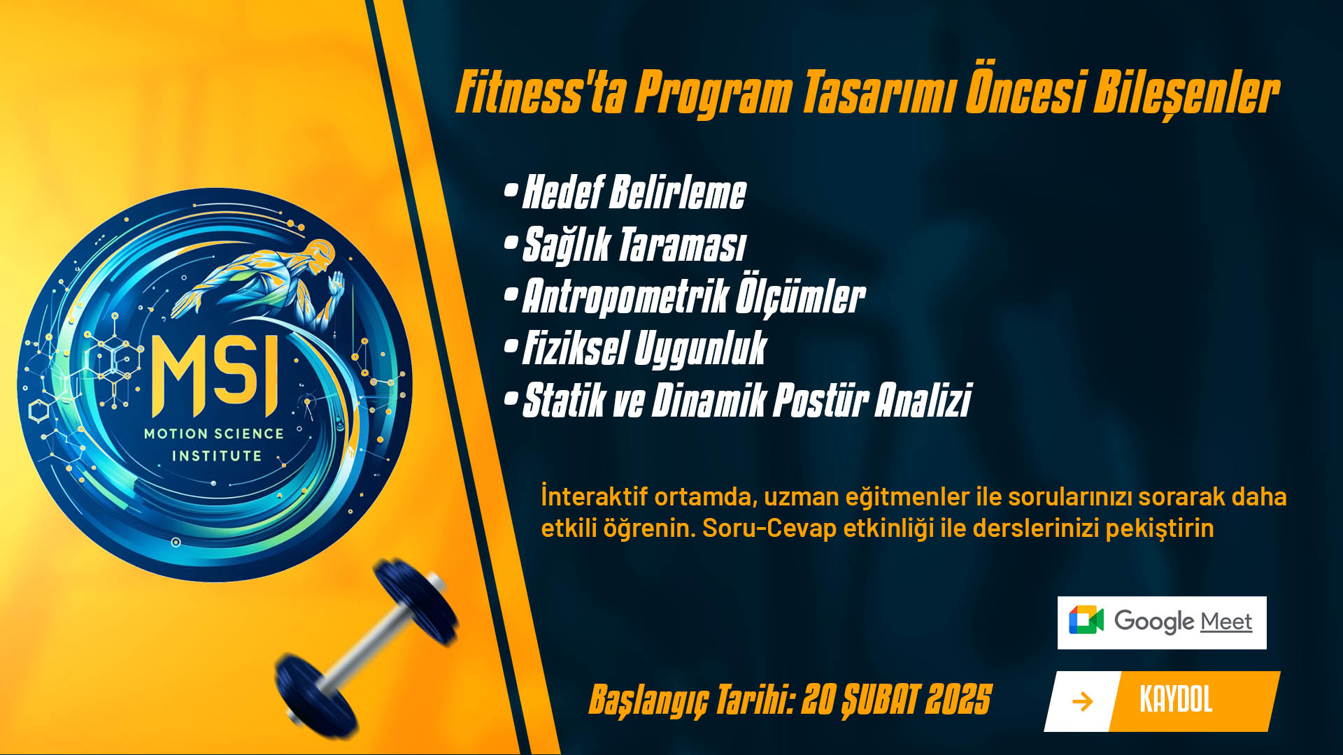 Kas ve İskelet Sistemi Disfonksiyonları |